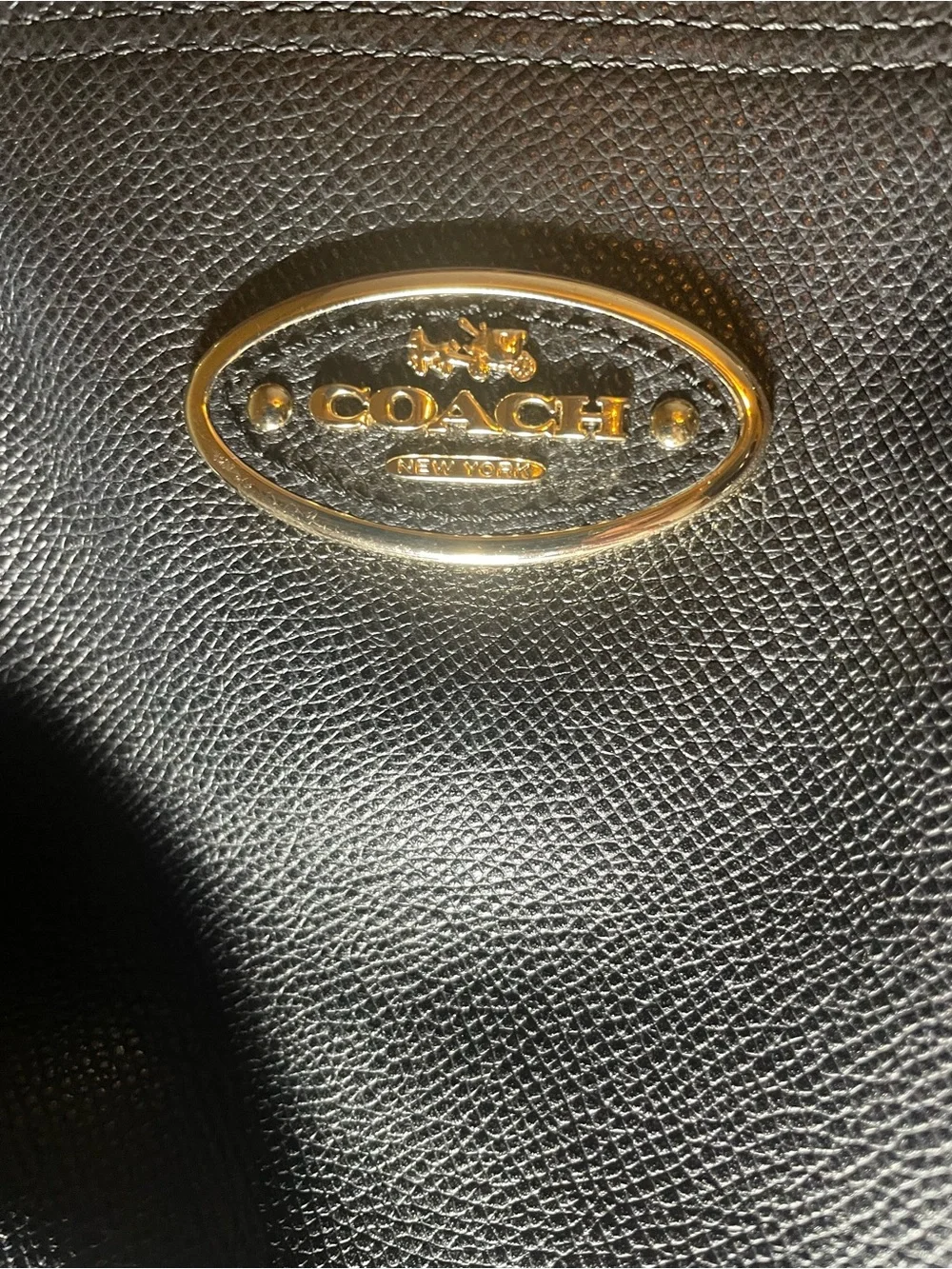 Wow!!! Coach Black Leather Tote Bag - like new. Lovely luxury purse.